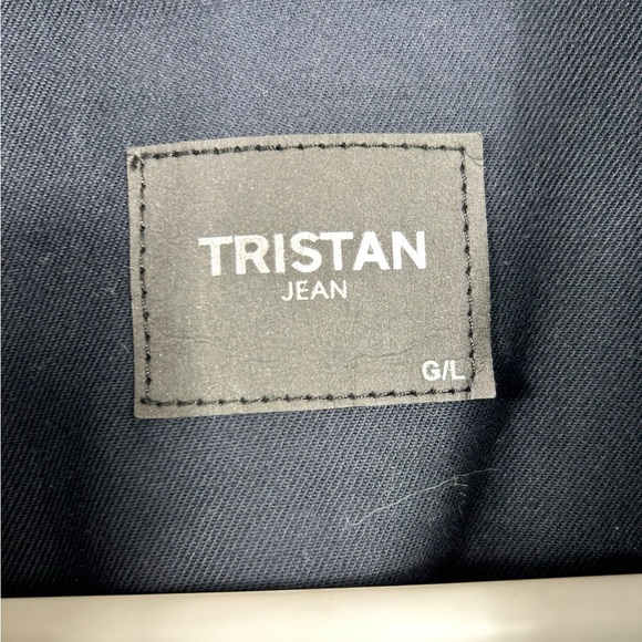 Tristan utility jacket, L, blue, cotton, pockets, Elevated Casual Streetwear - Picture 2 of 6
